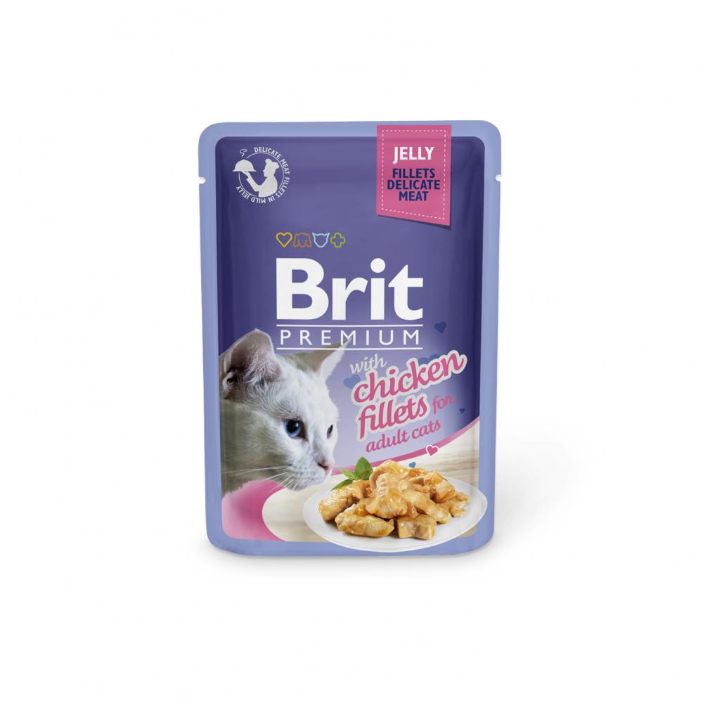 Brit咘莉優選貓咪餐包 成貓  鮮嫩雞柳 85克