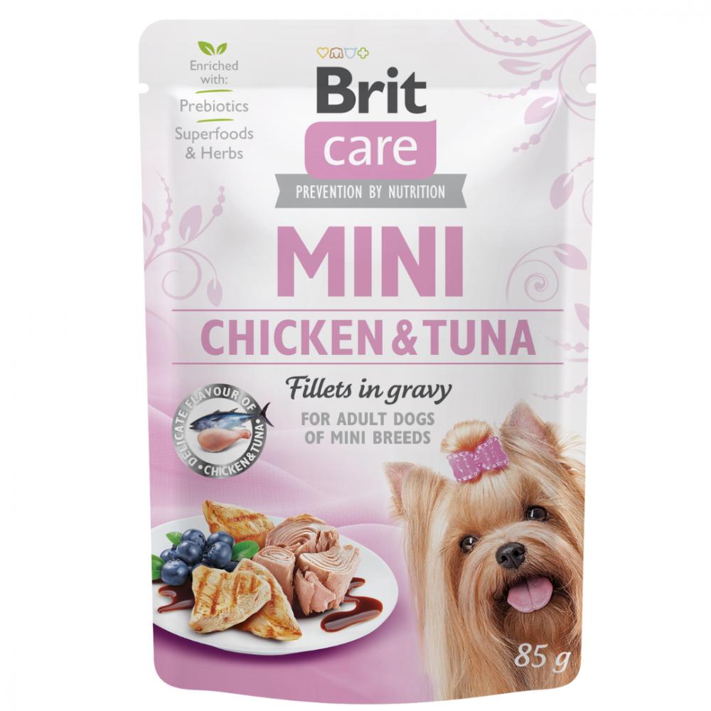 Brit咘莉-小型成犬餐包 肉汁雞肉+鮪魚