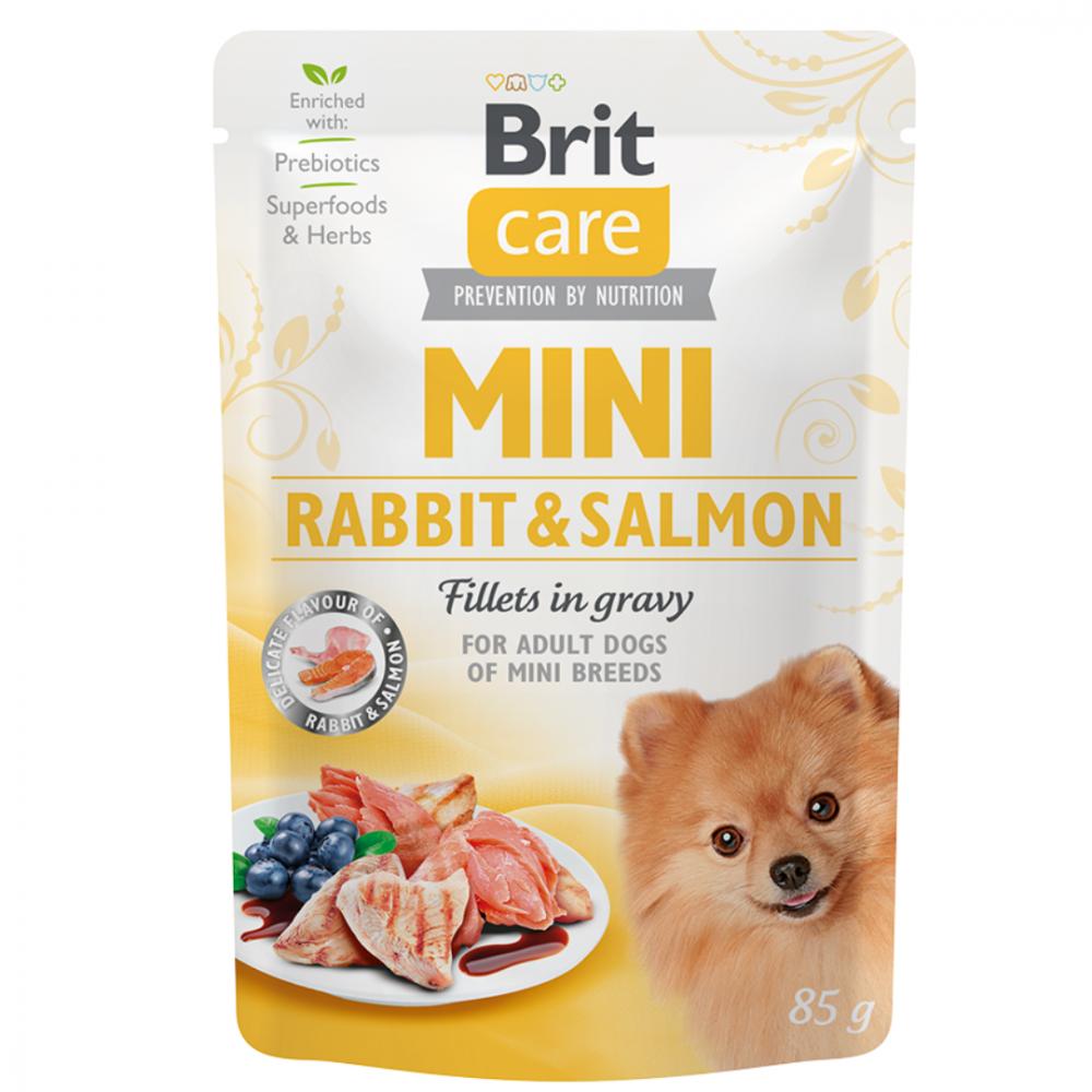 Brit咘莉-小型成犬餐包 肉汁兔肉+鮭魚