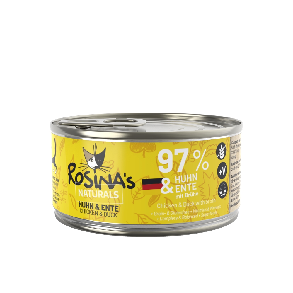 羅西娜-天然系列主食貓罐-雞肉+鴨肉
