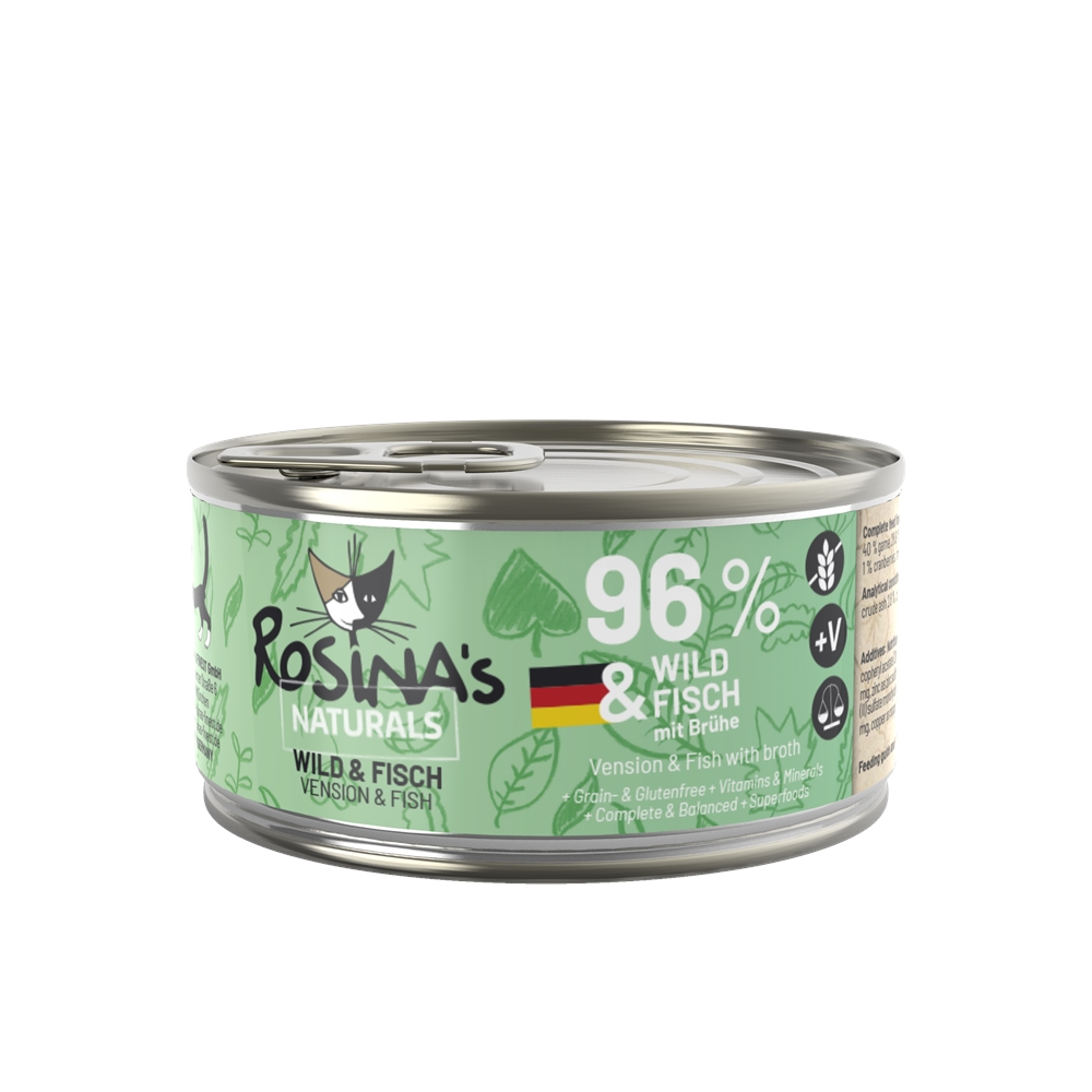 羅西娜-天然系列主食貓罐-鹿肉+魚肉