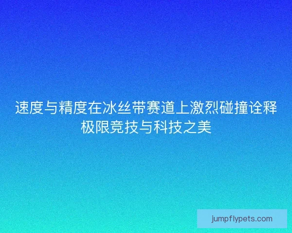 速度与精度在冰丝带赛道上激烈碰撞诠释极限竞技与科技之美